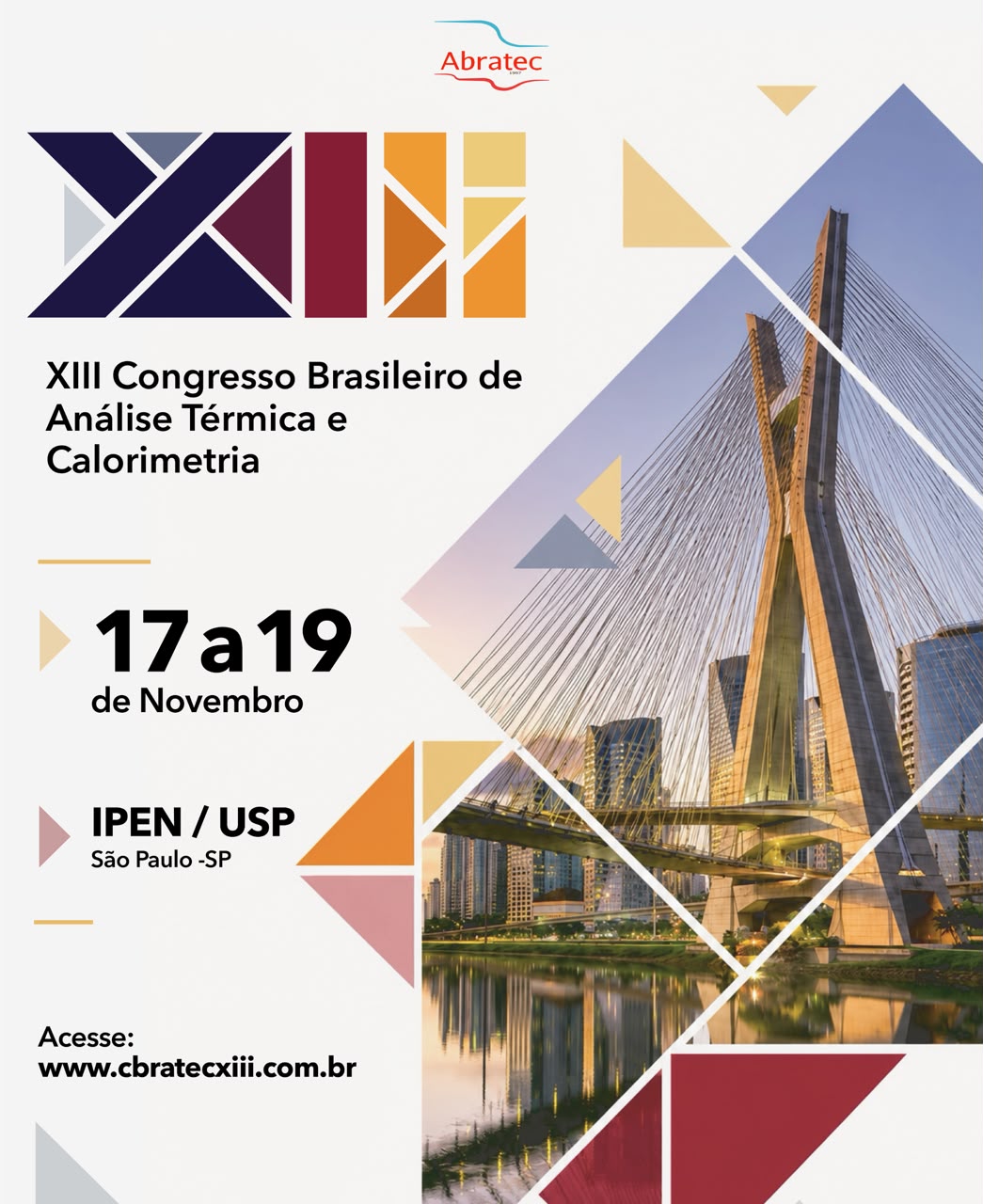 XIII Congresso Brasileiro de Análise Térmica e Calorimetria